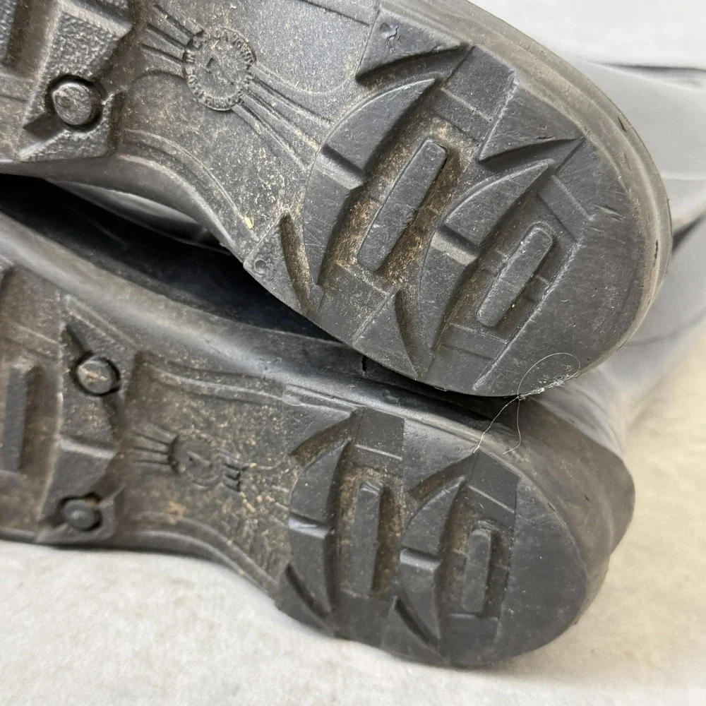Kamik‎ Boots Mens Size 7 Black Rubber Waterproof Tall Rain Made In Canada
